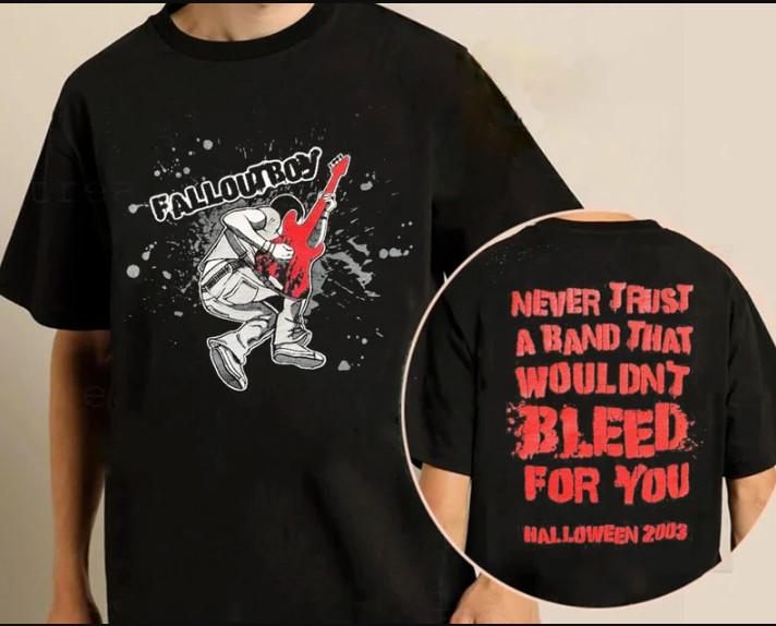 Fall Out Boy T-Shirt So Much For Dust T-Shirt For Fans S