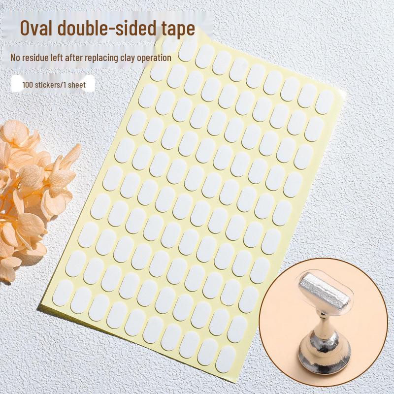 Fairy Aurora Iridescent Nail Art Practice Base & Holder: Thickened Acrylic Magnetic Display Stand
