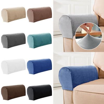 2PCS Elasticity Sofa Armrest Covers Stretch Couch Arm Protector New Sofa Cover