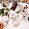 Creative European Style Door Hanging Santa Claus Snowman Reindeer Festive Decorations