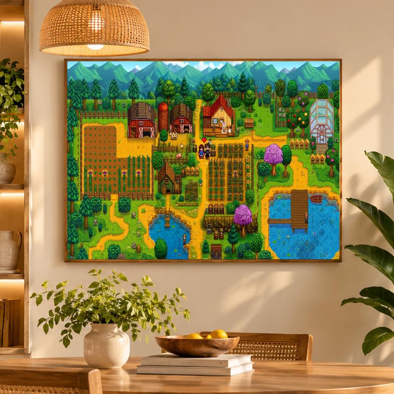 5D Diamond Painting Stardew Valley DIY Full Drill Diamond Art Kit Home Decoration