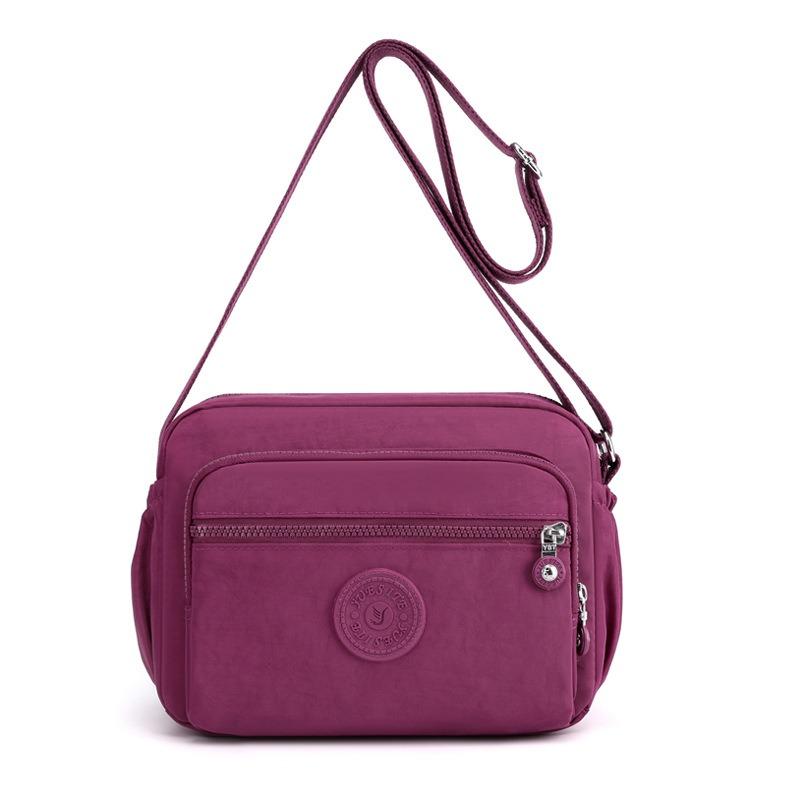 

Yuesite s new washed nylon women s shoulder crossbody cross backpack mother s work play commuter women s bag фуксия