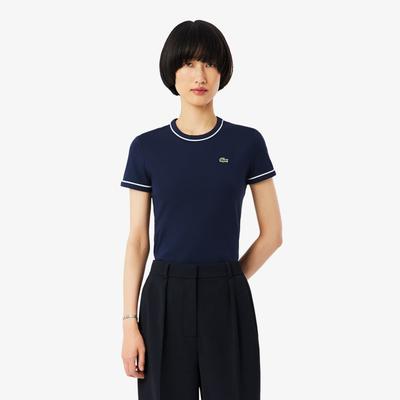 Women's Slim Fit Jersey Short Sleeve T-Shirt TF5289-56G3UI