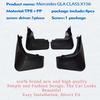Mudflaps FOR Mercedes Benz GLA 220 200 250 X156 MUDGUARD SPLASH MUD FLAP GUARD FENDER MUDGUARDS CAR ACCESSORIES AUTO STYLINE