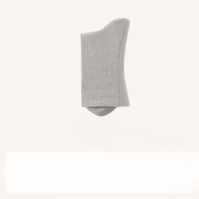 Men's Spring and Autumn Thin Antibacterial and Deodorant Cotton Tube Socks