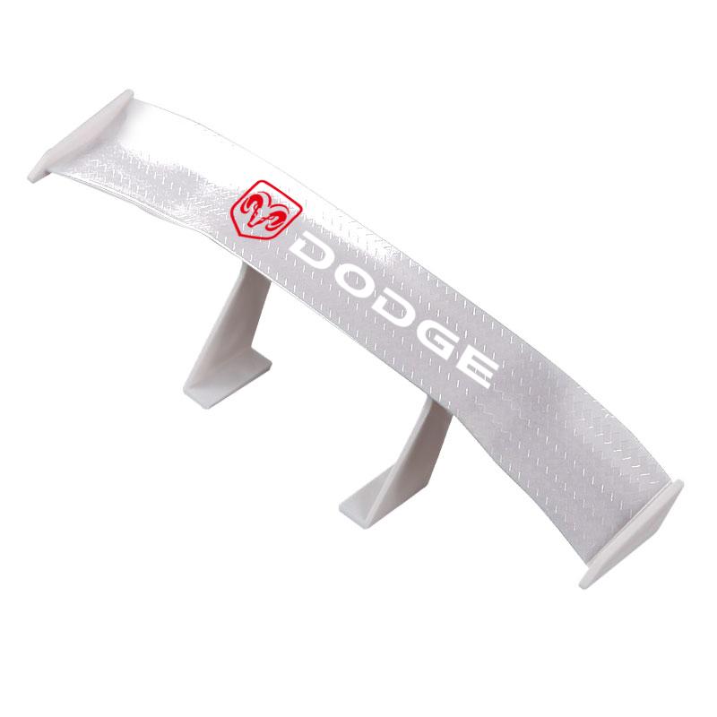 1Pcs Carbon Fiber Car Mini Rear Spoiler Mini Small Wing Model Decoration for Dodge Journey Caliber Challenger Charger Ram 1500 Stratus Dakota Durango