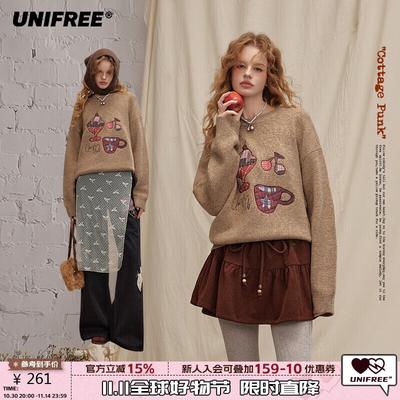 Damen Boho Chic Strickpullover mit überschnittenen Schultern