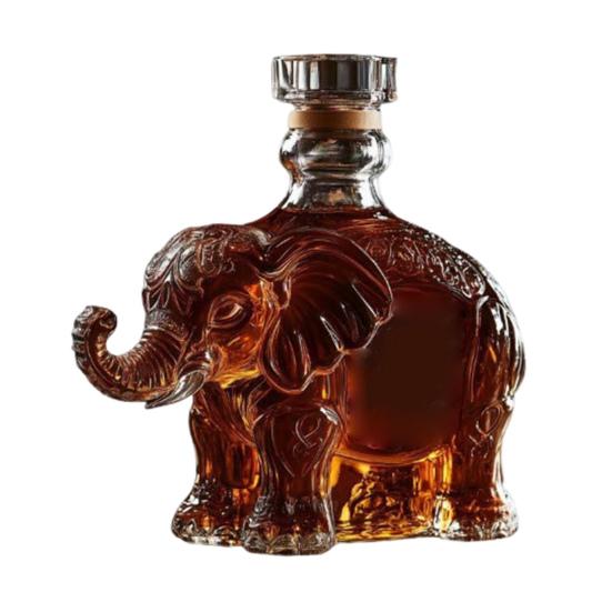 Slon Malý Pes Láhev na Whiskey Design Zvířecího Tvaru Průhledné Sklo Láhev na Víno Krásu Zvyšující Skleněná Karafa