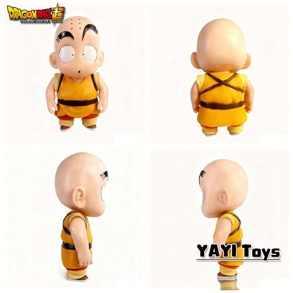 Neue Dragon Ball Son Goku Anime Figuren Krillin Fuguire Kindheit Niedliche Modelle PVC Statue Schreibtischornamente Sammlerspielzeug Perfektes Geschenk
