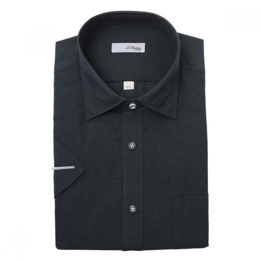 S.t. Dupont 26mm Marhon Blend Solid Short Sleeve Regular Fit Shirt Se6mm11hs163 95