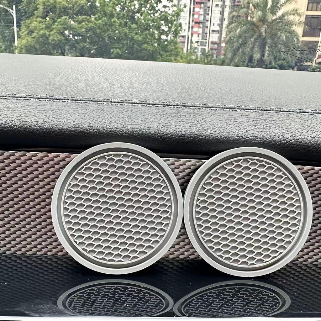 Sottobicchiere per Auto in Silicone Antiscivolo con Strass