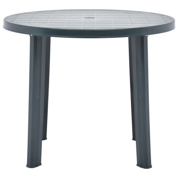 VidaXL Table de jardin Vert 89 cm Plastique