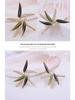 Elegant Chinese Freshwater Pearl & Bamboo Brooch with Zircon Accents - Women's Luxury Suit Accessory