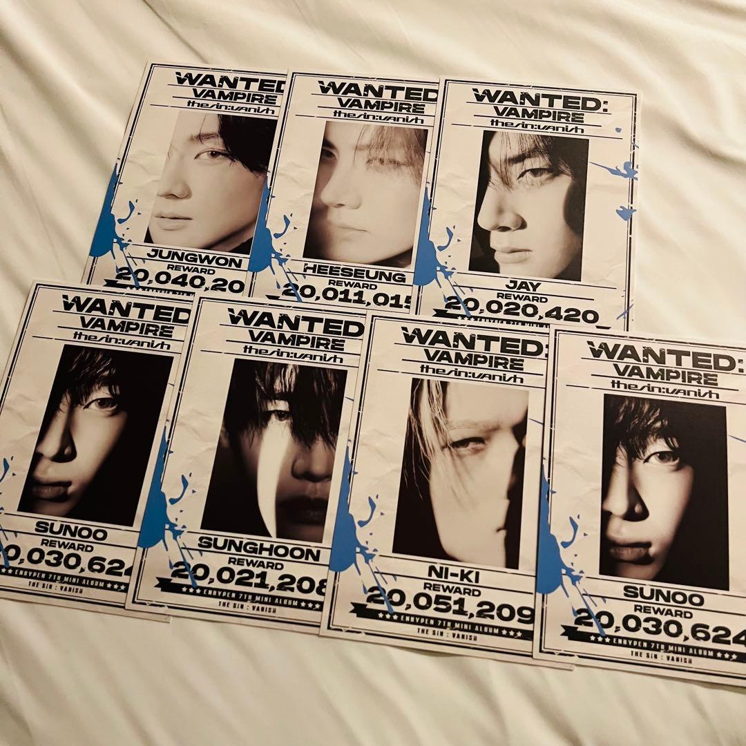 

[USED] enhypen THE SIN: VANISH pop-up purchase bonus arrangement
