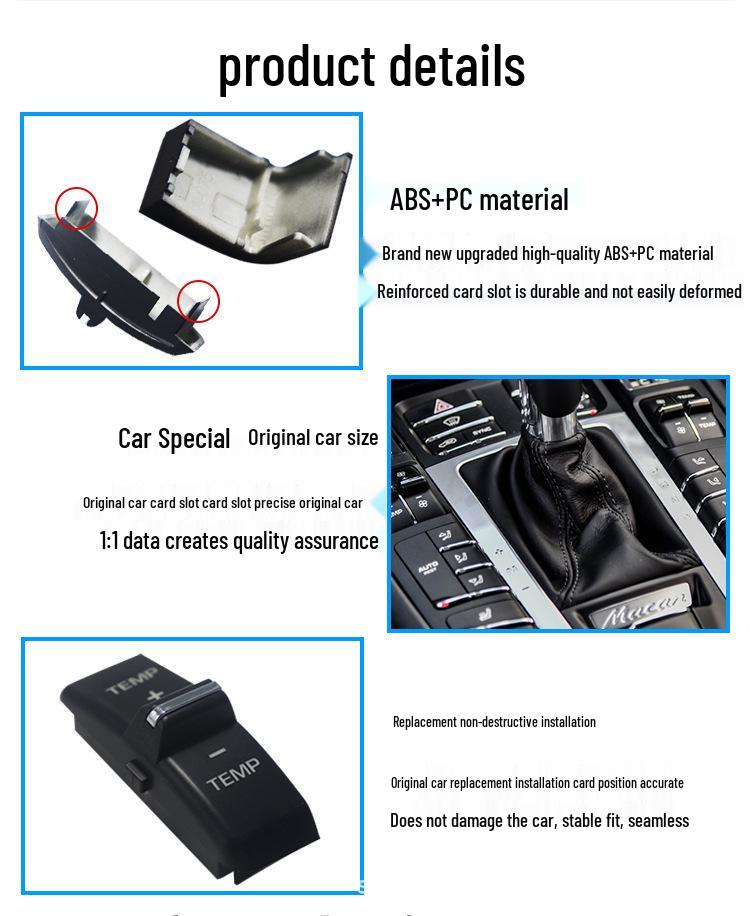 Porsche Cayenne Macan Panamera Airflow & Seat Ventilation Switch Button