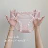 Summer Island Sheer Lace Thong - Ultra-thin, Sexy, and Ruffled Ice Silk Panties for Women.