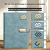 Custom Business Notebook with Metal Buckle and Pen Holder - Personalizable Logo Souvenir