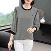 Tops Damen Baumwolle Sommer Große Größe T-Shirt Polo Neck Lose Bedruckte Casual Pullover T-Shirt Top