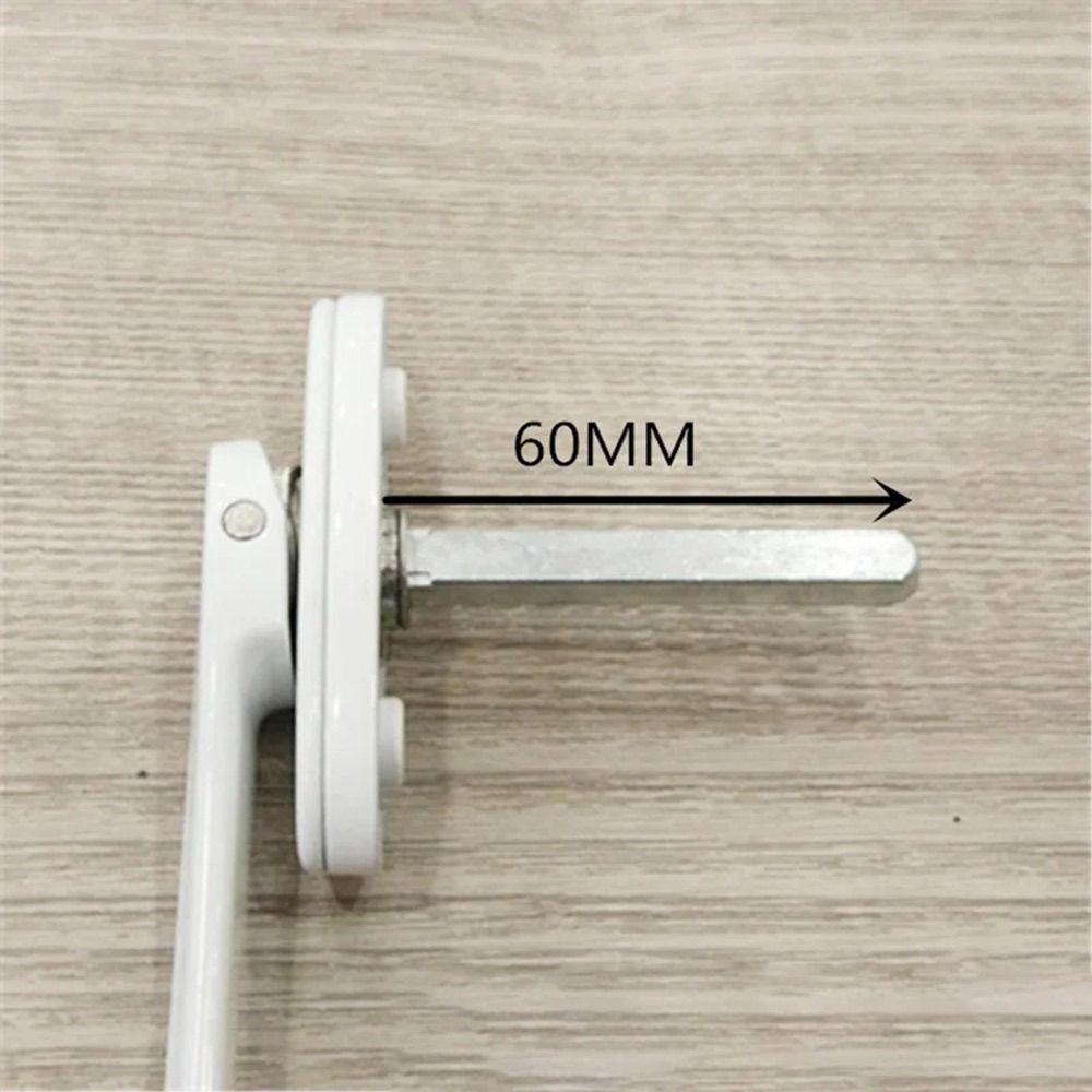 Zinklegierung Klapp-Türgriff Dünnes Flaches Design Fliegengitterfenstergriff Terrassenfenster