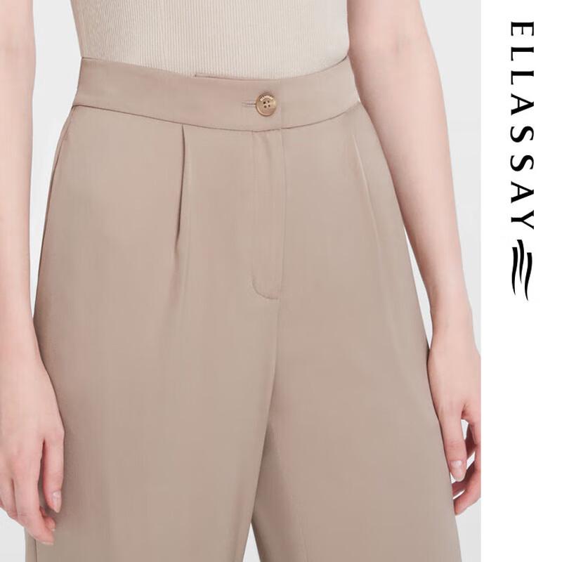 ELLASSAY Women's Silk-Feel Commuter Trousers