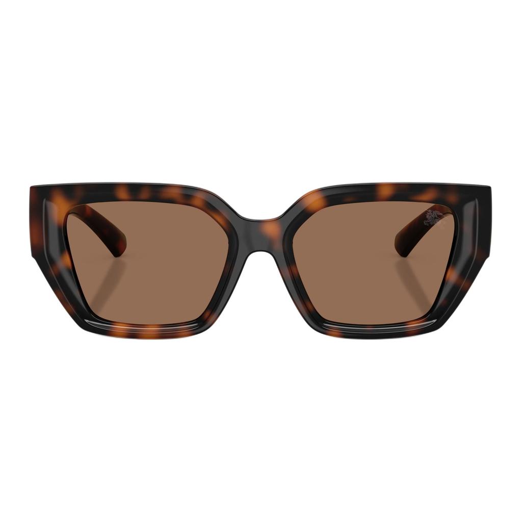 Burberry 4472U Logo Frame Irregular Sunglasses Unisex Sunglasses Black 0BE4472U