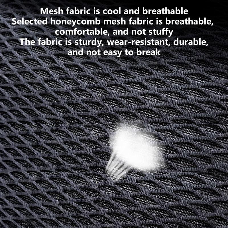 1pc Car Headrest PU Leather Mesh Breathable Neck Pillow - Soft, Comfortable Seat Rest Cushion for Neck Protection Accessories