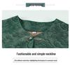 Short-Sleeved Cardigan & Shirt Set for Elderly Women (Ages 70-80)