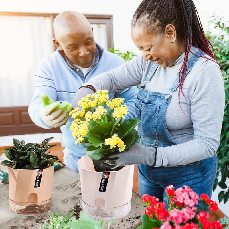 1 buc. Ghiveci de flori din plastic leneș Mini ghivece pentru plante Coșuri cu udare automată Ghiveci de flori din plastic Decorații florale Decor pentru casă Grădină Birou