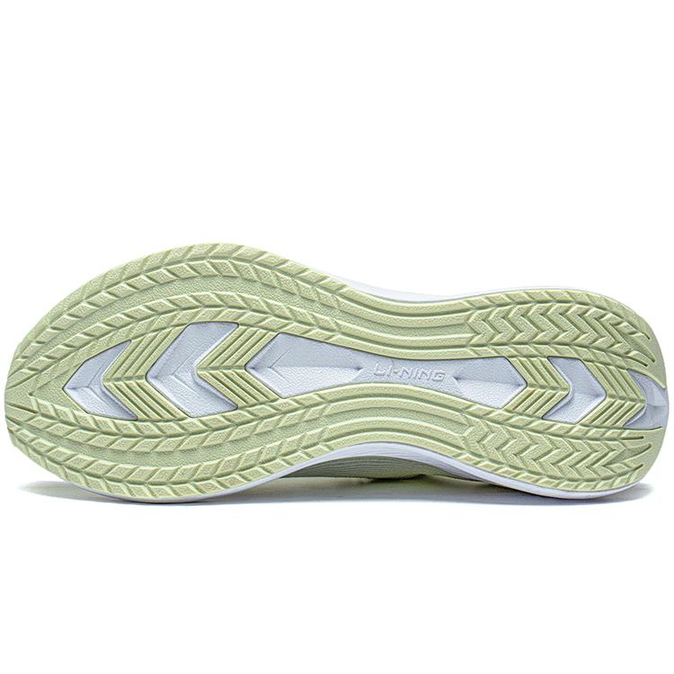 Li Ning Wuyue Slip Resistant, Abrasion Resistant, Breathable Low top Running Shoes Women's Light Fruit Green ARST004-6