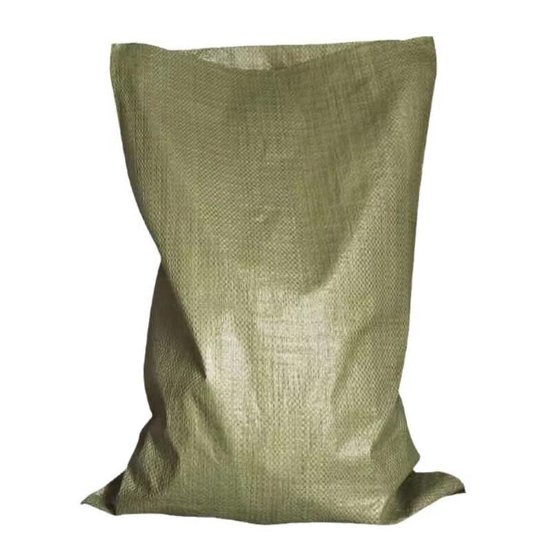 Fengchi Heavy-Duty Grey-Green Woven Packing Bags (100 Count)