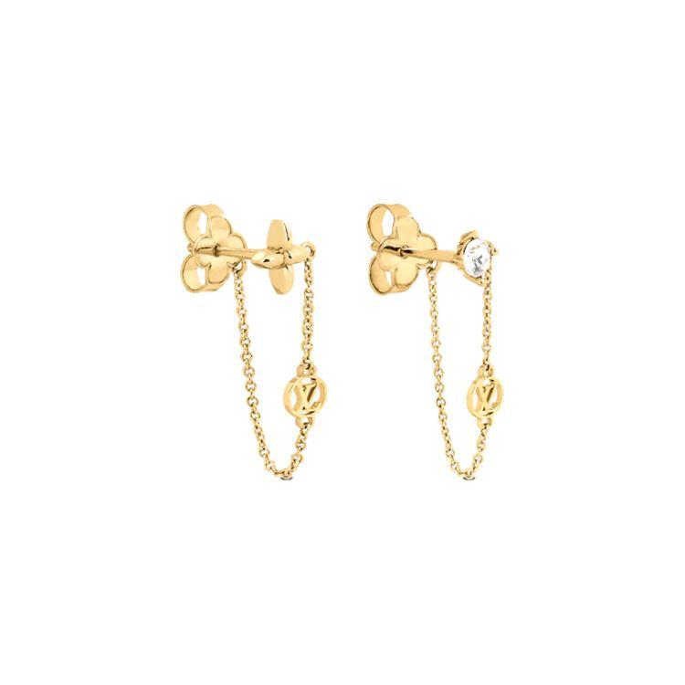 

Louis Vuitton Petit Louis Floral Exquisite Metal Earrings Women Earrings M00390 Basic Packaging-Dust Bag+Box,Gold