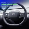 Xpeng MONA M03 Suede Steering Wheel Button Panel Cover Modification Kit