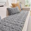 Handmade Autumn/Winter Plush Straight Row Sofa Cushion - New Thickened Design