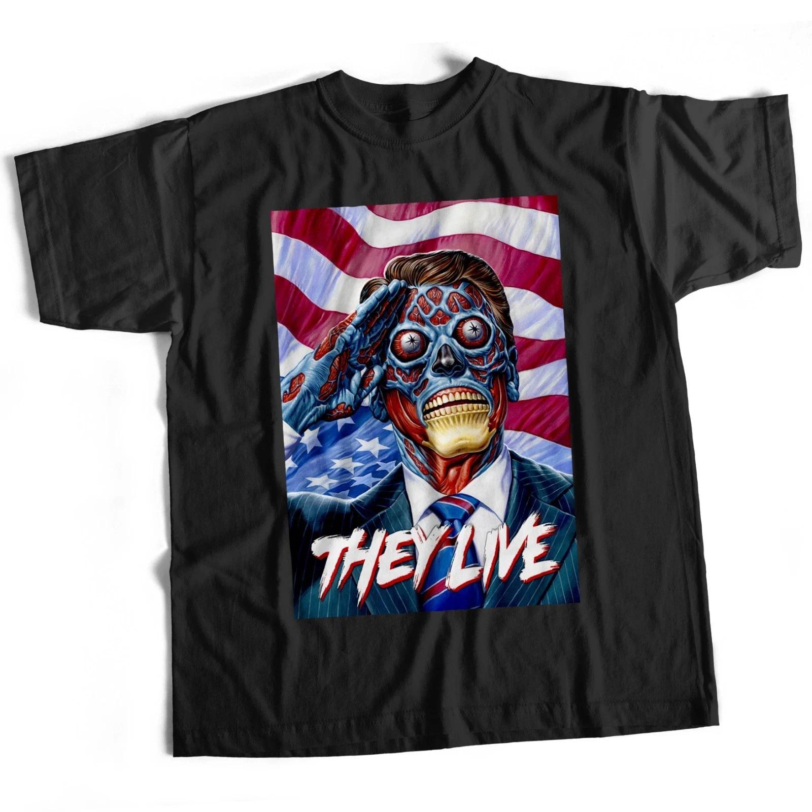 they live John carpenter tv show Christmas birthday halloween funny gift t shirt 4XL