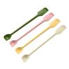 1/4pcs Jam Cake Spatula Silicone Double Ended Spatula Jam Paste Deep Bottle Spatula Baking Supplies