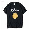 Zildjian Logo Mens T Shirt Funny American Size S To 5XL Vintage Washed Slightly Soft Stretched Graphic Stylish Casual