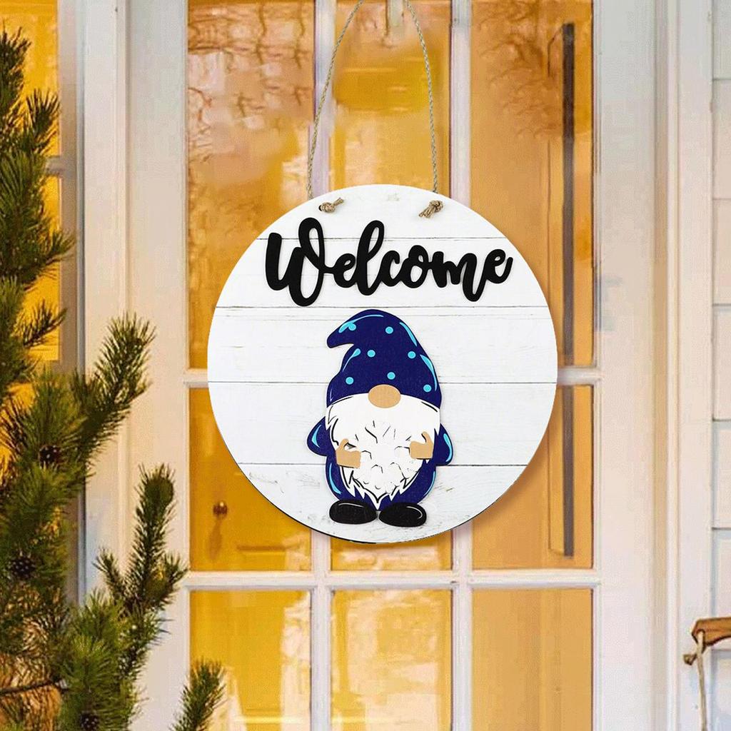 Welcome Sign For Front Door Wooden Magnetic Gnome Home Decor Rustic Welcome Front Door Sign For Indoor Wall Window Living Room