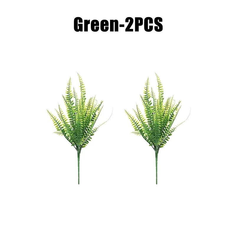 

Искусственные растения-имитаторы, искусственные зеленые листья, наружные и внутренние украшения для крыльца, садовые украшения, зелень, пластиковые цветы, имитация травы