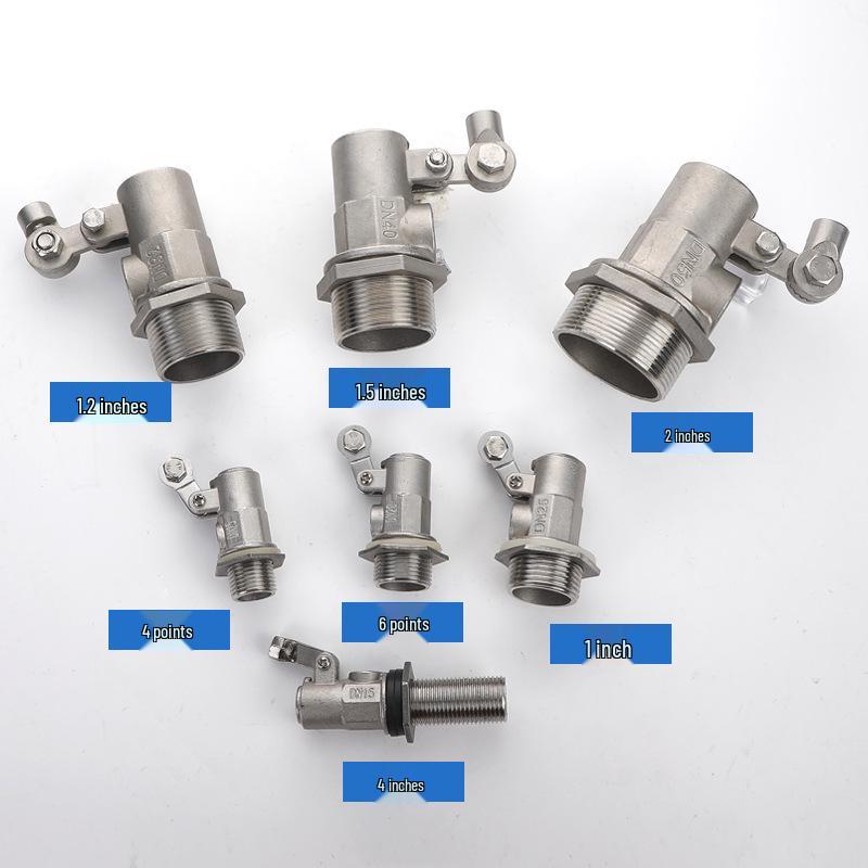 Stainless Steel Adjustable Float Valve DN15-25 for Water Tanks and Towers, 304/201