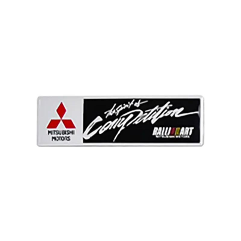 

Aluminum for Mitsubishi Lancer EX Outlander Pajero ASX Eclipse Cross Ralliart EVO Grandis Car Sticker Side Badge Trunk Decal