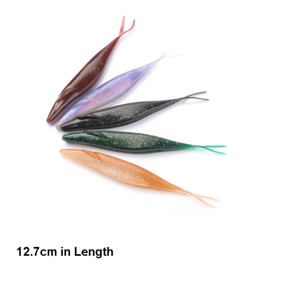 6Pcs Glitter Bionic Fishing Lure 12.7cm Fishing Minnow Lures Premium Sinking Lure  Pike