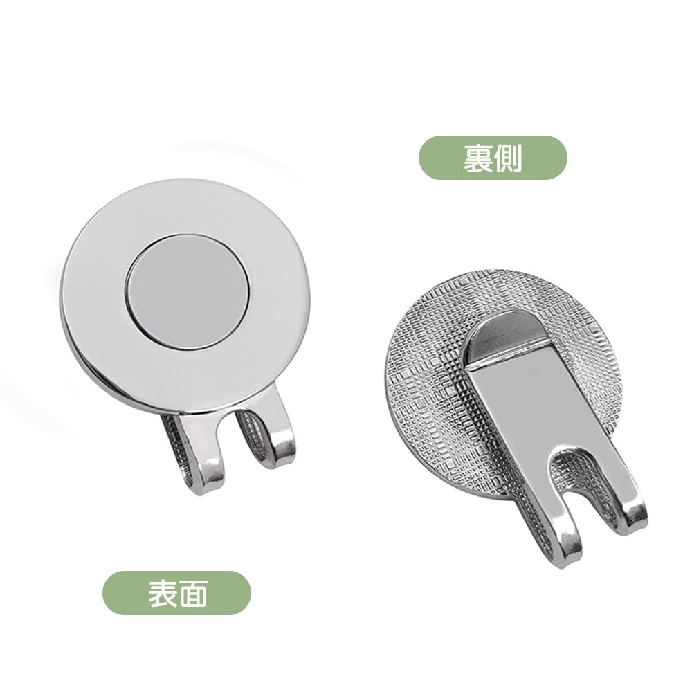 DFsucces Golf Marker Set of 2 Stylish Golf Cap Clip