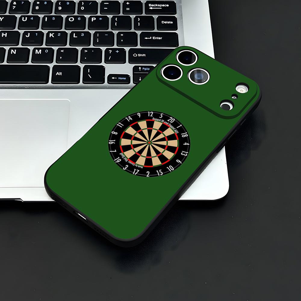 Playroom Dart Printed Phone Case For IPhone 17 Air 16 E Pro Max 15 14 13 Mini 12 Pro 11 Max Plus Black Soft Shell