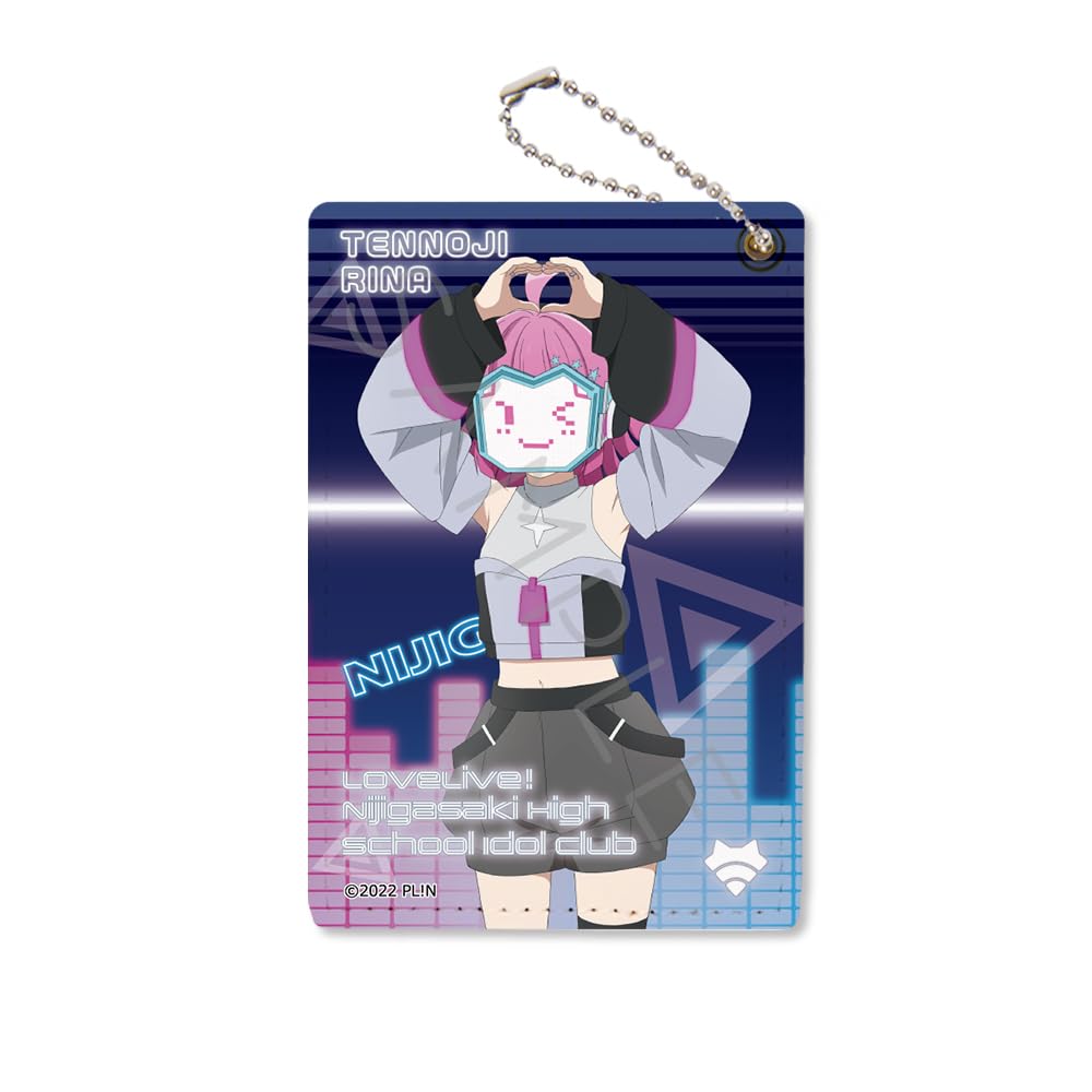 

SYNC INNOVATION Nijigasaki Academy School Idol Club NEXT Pass Case I PU Leather Love Live! SKY [Rina Tennoji] H105×W70mm SYNC-NNSPS-I