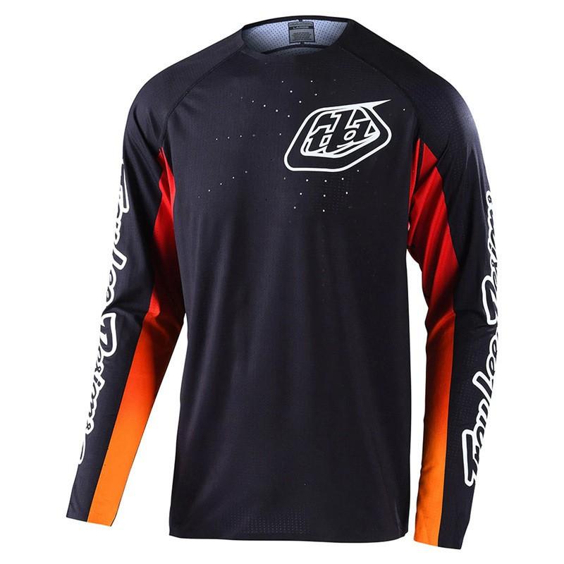 Herren Langarm Schnelltrocknendes Radtrikot Mountainbike Offroad Motorrad Reiten Sportbekleidung