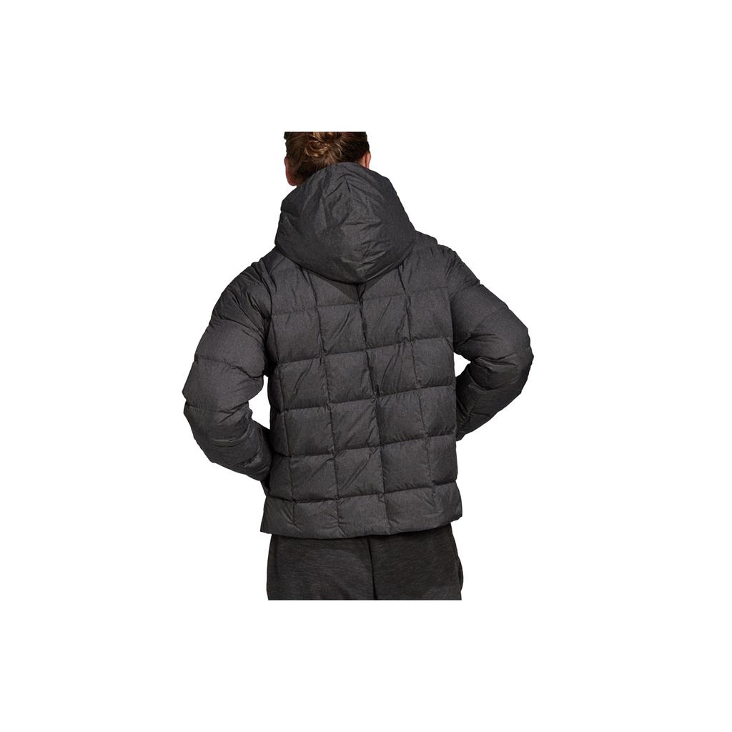 adidas Zne Piumino Monocolore Invernale Outdoor Manica Regolare Cappuccio Sport Trapuntato Piumino Giacca Uomo Nera DZ1446