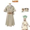 Dr.stone Anime Cosplay Kostüm Set Komplettanzug Cosplay für Shi God Senku