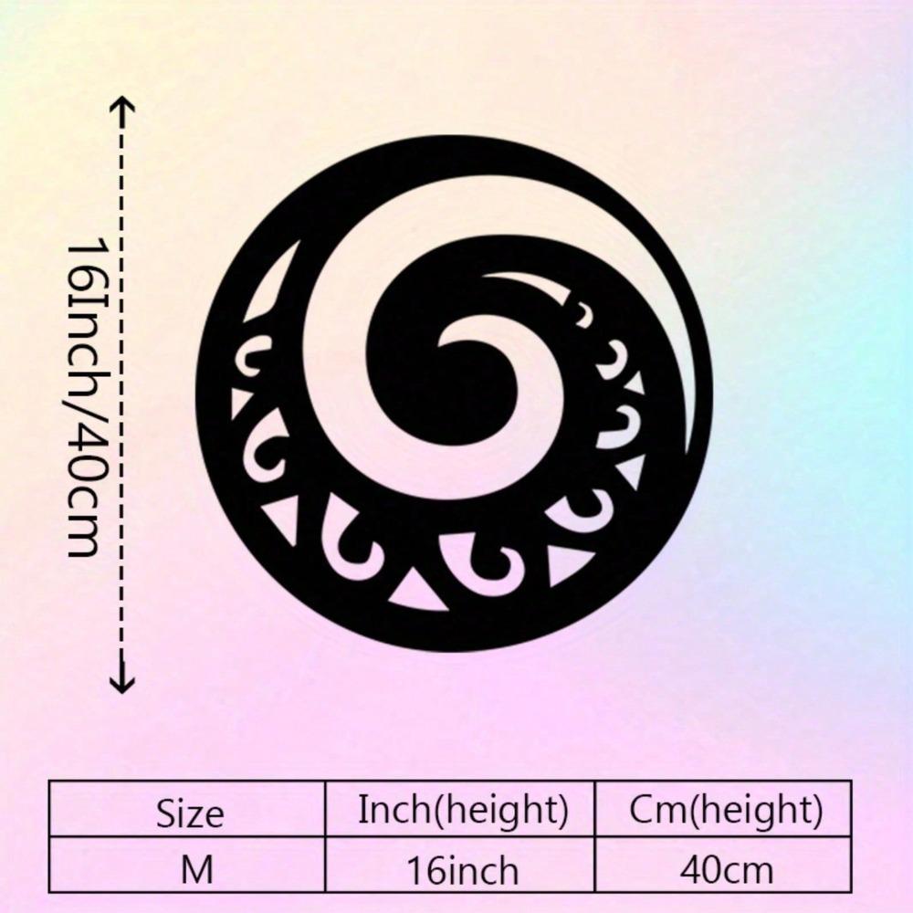 Hand Forged Iron Wall Art Ornament Black Scroll Design Living Room Bedroom Decor Unique Gift for Nature Lovers Indoor Gallery