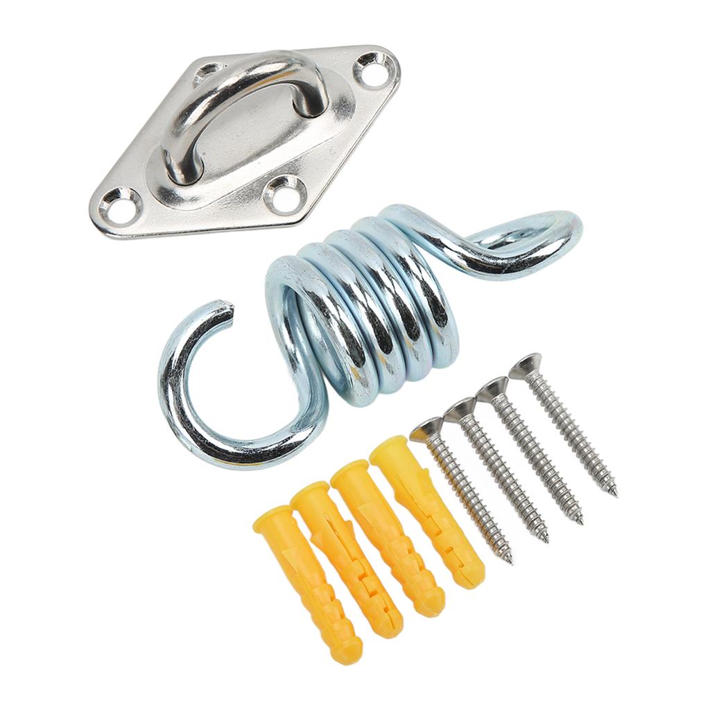 Stainless Steel Ceiling Hanging Kit 551lb Capacity Suspension Bracket Hook Hanger for Yoga Hammock Swings