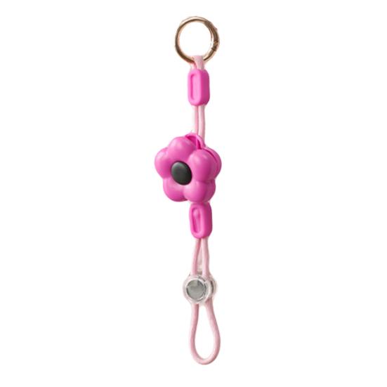 Flower-Shaped Hat Clip with Carabiner Portable Travel Cap Holder for Bags Backpacks Anti-Loss Accessory for Beach Hiking Daily Use Cute Keychain Bag